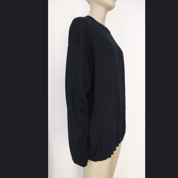Unbranded Black Wool Blend Long Sleeve Sweater - Picture 2 of 10